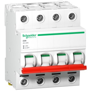 Schneider switch disconnector iSW - 4P - 40 A - 415 V A9S66440