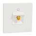 Schneider TV socket, AvatarOn C, complete product, F-Type, IP20, white E8731TVF_WE