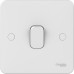 Schneider Lisse - 2-way plate switch - 1 gang - 20AX - white GGBL101220S