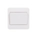 Schneider Lisse - 2-way wide rocker switch - 1 gang - 10AX - white GGBL1012WS