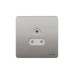 Schneider 2 Socket-outlet, Ultimate, complete product,screwless terminals stainless steel GU3480WSS