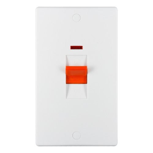 Schneider Ultimate Slimline - 2-pole switch - 2 gangs - white GU4021