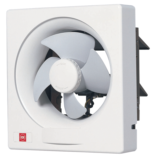 KDK 6 Inch 6 Wall Type Ventilating Fan with Auto Shutter 170CFM 15AAQ1
