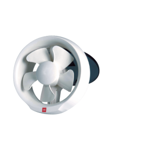KDK 6 Inch Glass Mounted Ventilating Outer Air Exhaust Fan White -15Wud