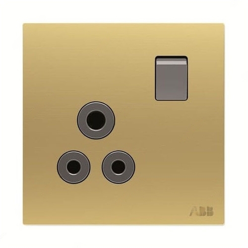 Presa Interruttore Singola ABB Millenium 13A - Acciaio Inox AISI 304 - Sicurezza Con Otturatore