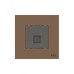 ABB BT Secondary Telephone Socket, Millenium, 1 Gang, RJ11/RJ12, Mocha Brown - AM30644-MO