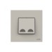 ABB DND/MUR Room Unit With LED, Millenium, 1P, 2 Gang, 10A, Dune Sand - AM40444-DU