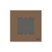 ABB Premium Blank Plate, Millenium, 1 Gang, Mocha Brown - AM50444-MO