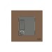 ABB Single Pole Spur Unit with Flex Outlet, Millenium, 13A, 6kA, Mocha Brown - AM50653-MO