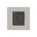 ABB Single Pole Switched Spur Unit with Flex Outlet and LED, Millenium, 13A, 6kA, Dune Sand - AM50753-DU