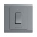 ABB DP Switch with Neon, Inora, 1 Gang, 1 Way, 20AX, Classic Grey - BL171WH-G