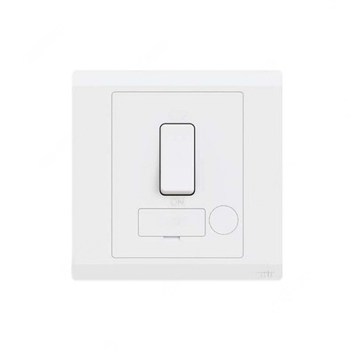 ABB Switched Fused Connection Unit, Inora, 250V, 13A, White - BL508
