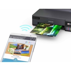 EPSON EcoTank L18050 Ink Printer, 6 Color Dye Based Inks, A3+ Borderless Photo Printing, Print Speed : Appx 27 sec* (4R) / 65 sec* (A4), CD/DVD/PVC/ID Card Printing, WiFi Direct, Black | C11CK38403DA