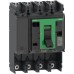 Schneider circuit breaker basic frame, ComPacT NSX630F, 36 kA at 415 VAC 50/60 Hz, 630 A, without trip unit, 4 poles C63F4