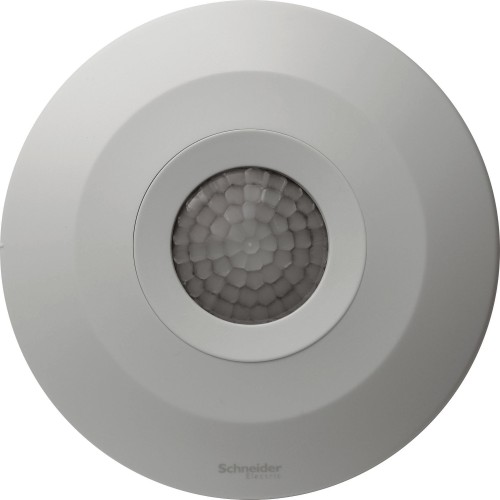 Schneider Electric Surface Mount Single-Load 360º Slim PIR Occupancy Sensor CSS54E_WE