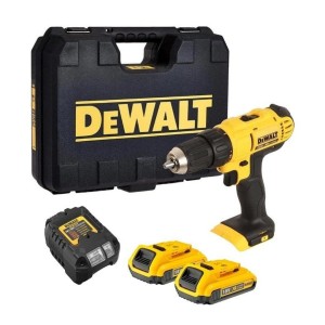 DEWALT DCD771D2T-GB 18V 42Nm Cordless Drill Driver with 2 x 2.0Ah Batteries & Charger