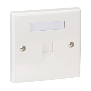 Schneider DIGILINK - Wall plate - Single Square DCXIOFPSXXXX