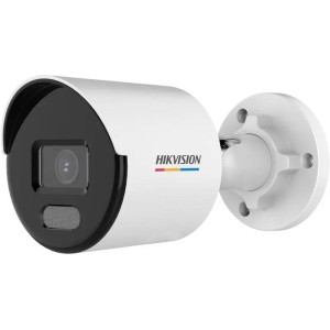 Hikvision 2 MP ColorVu MD 2.0 Fixed Bullet Network Camera, 4 mm Fixed Focal Lens, Up to 30m Supplement Light Range, H.265+ Compression, 32Kbps to 8Mbps Video Bitrate, White | DS-2CD1027G2-L(4mm)