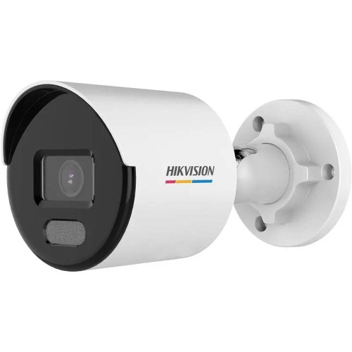 Hikvision 2 MP ColorVu MD 2.0 Fixed Bullet Network Camera, 4 mm Fixed Focal Lens, Up to 30m Supplement Light Range, H.265+ Compression, 32Kbps to 8Mbps Video Bitrate, White | DS-2CD1027G2-L(4mm)