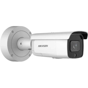 Hikvision 4 MP AcuSense Strobe Light and Audible Warning Motorized Varifocal Bullet Network Camera, 2.8mm to 12mm Lens, F1.4 Aperture, Up to 60m IR Range, 120dB WDR | DS-2CD2646G2-IZSU/SL