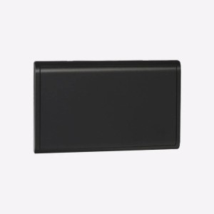 Schneider 2Gang Blank Plate,Matt Black E8230TX_MB_G1
