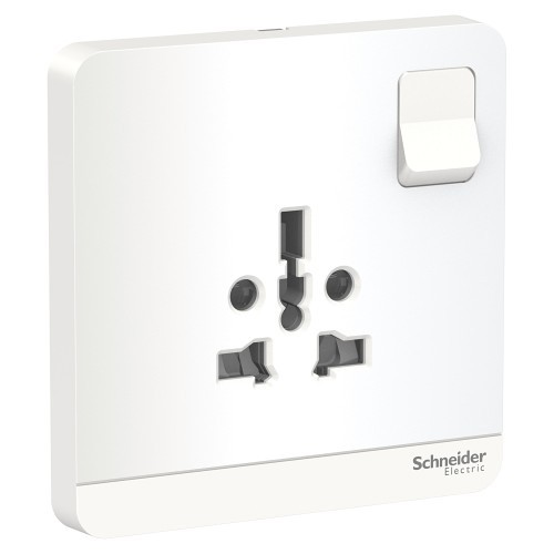 Schneider AvatarOn switched  socket  2P   3P 16A 250V  White E8315TS_WE
