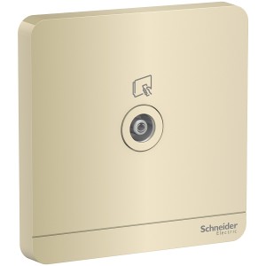 Schneider Electric AvatarOn TV socket 75 Ohm Wine Gold E8331TV_WG