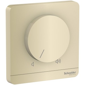 Schneider AvatarOn, volume control, 5 W, 8 Ohm, Wine Gold E8331VC_WG