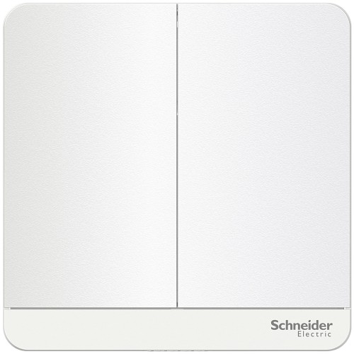 Schneider AvatarOn 2 switches 16AX 250V 1 way LED White E8332L1LED_WE Schneider AvatarOn 2 switches 16AX 250V 1 way LED White E8332L1LED_WE