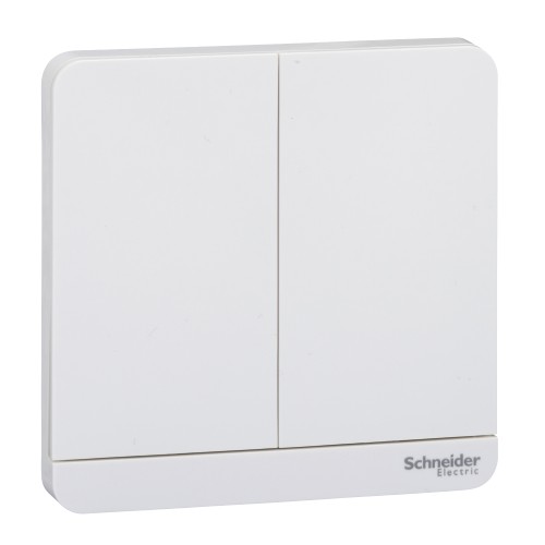 Schneider Electric AvatarOn cover plate for switch 2 rocker White E8332_WE