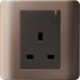 Schneider ZENcelo 13A 1Gang Double pole switched socket E8415-SZ