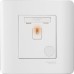 Schneider 1 gang switched fused connection with neon White Plate + White Surround E8431DFSGN-WW