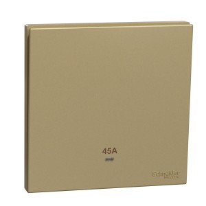 Schneider Electric AvatarOn C Double Pole Switch with LED 45A 250V 1 gang wine gold E8731D45N_WG