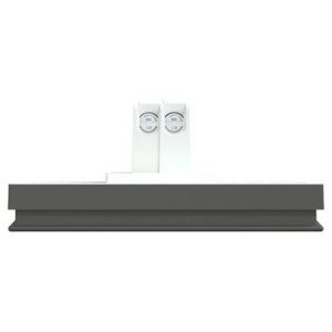 Schneider Momentary switch, AvatarOn C, 10A 250V, 1 gang, with fluorescent lamp, dark grey E8731PRF_DG