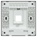 Schneider Electric AvatarOn C Data Socket Cover without module 1 gang RJ45 dark grey E8731RJSC_DG