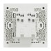 Schneider Electric AvatarOn C Switch with Fluorescent Locator 1 way 2 gang 16AX 250V white E8732L1F_WE