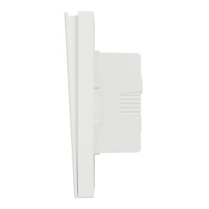 Schneider Electric AvatarOn C Switch with Fluorescent Locator 2 way 2 gang 16AX 250V white E8732L2F_WE