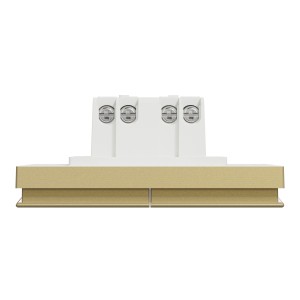 Schneider Electric AvatarOn C Switch with Fluorescent Locator 2 way 2 gang 16AX 250V wine gold E8732L2F_WG