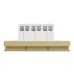 Schneider Electric AvatarOn C Switch with Fluorescent Locator 1 way 3 gang 16AX  250V wine gold E8733L1F_WG