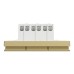 Schneider Electric AvatarOn C Switch with Fluorescent Locator 2 way 3 gang 16AX 250V wine gold E8733L2F_WG