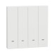Schneider Electric AvatarOn C switch with Fluorescent Locator 2 way 4 gang 16AX 250V white E8734L2F_WE
