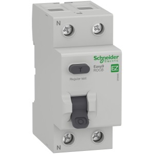 Schneider Electric Easy9 Residual Current Circuit Breaker 2P 40A 100 mA AC type 230V EZ9R56240