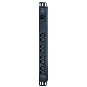 Scheider Electric PC Easy Rack PDU Basic 1U 1Phase 3.7kW 230V 16A 8 x C13 outlets IEC60320 C20 inlet EPDU1016B