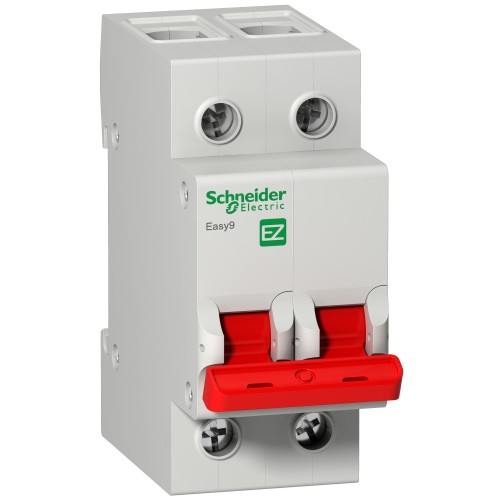 Schneider Easy9 switch disconnector - 2P - 63 A - 400 V EZ9S16263