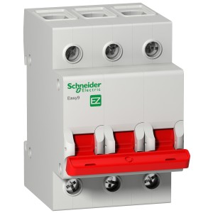 Schneider Easy9 switch disconnector - 3P - 80 A - 400 V EZ9S16380