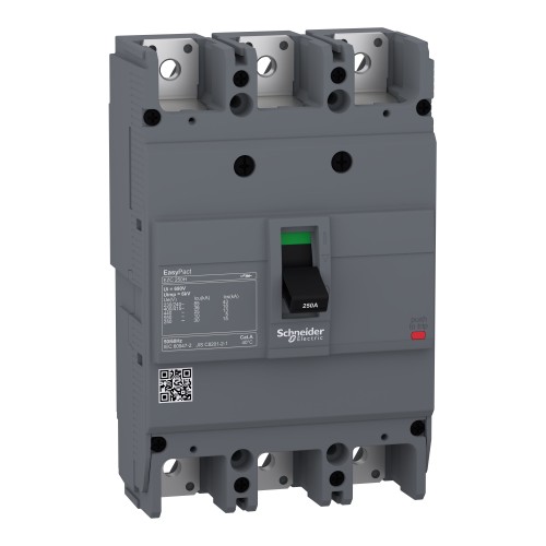 Schneider Electric Easypact circuit breaker EZC250H TMD  250A  3 poles 3d EZC250H3250