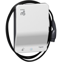   Schneider Electric Charging Station EV Charger EVlink Smart Wallbox 22 kW Attached cable T2 RFID EVB1A22PCRI