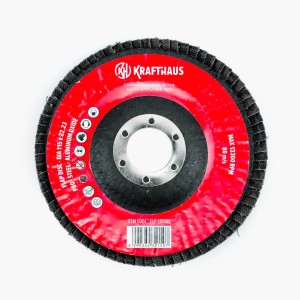 Krafthaus Flap Disc-Aluminium Oxide-Steel-Dia 115-Grit P36, FLP-115036 (10pcsx3)