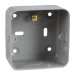 Schneider Exclusive Metal clad - surface grid mounting box - 1...2 gangs - grey GBG01