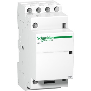 Schneider Modular contactor, TeSys GC, AC-7a, 25A, 3NO, 220 to 240VAC 50Hz coil GC2530M5